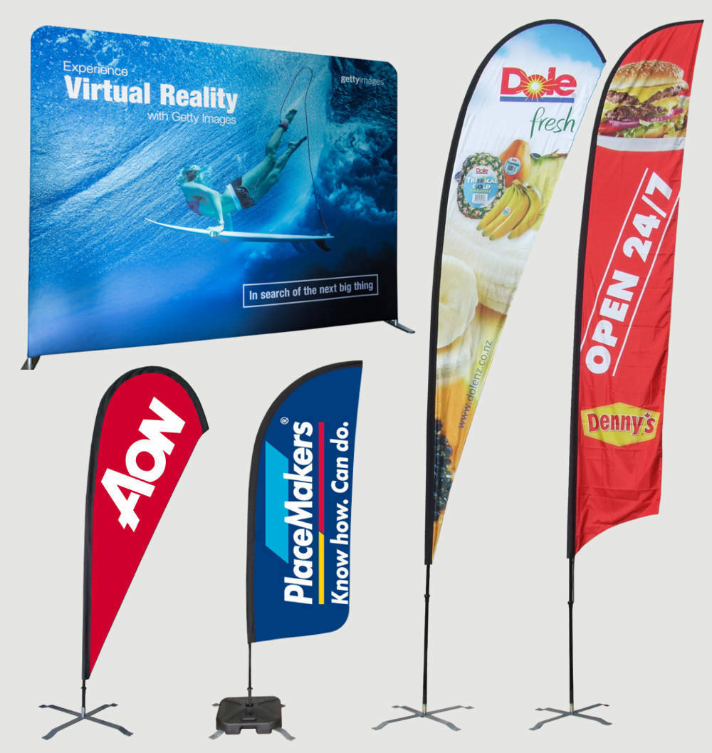 Flags And Banners NZ Banner Printing Teardrop Flags