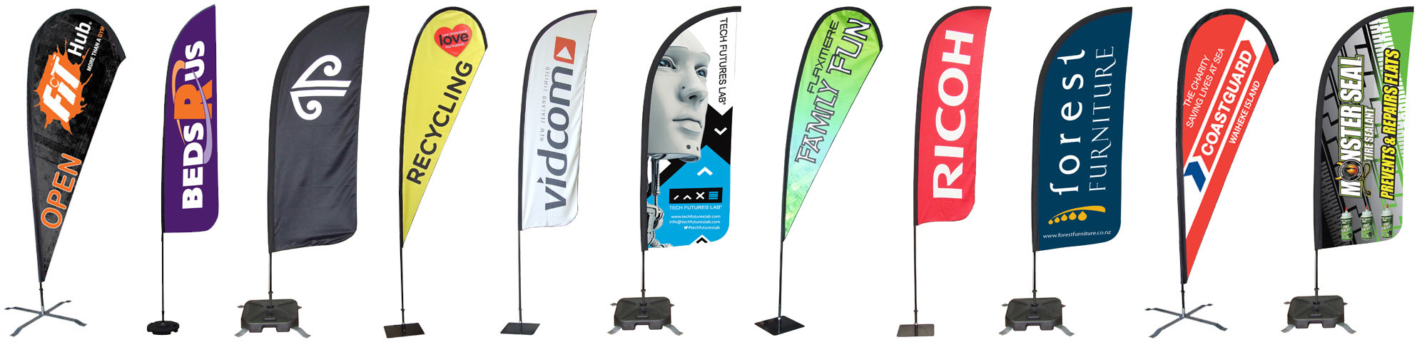 Outdoor Flag Banner Advertising Flags Auckland Wellington NZ